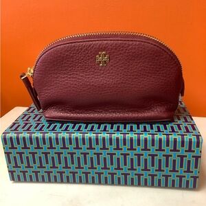Tory Burch Leather Pouch NIB